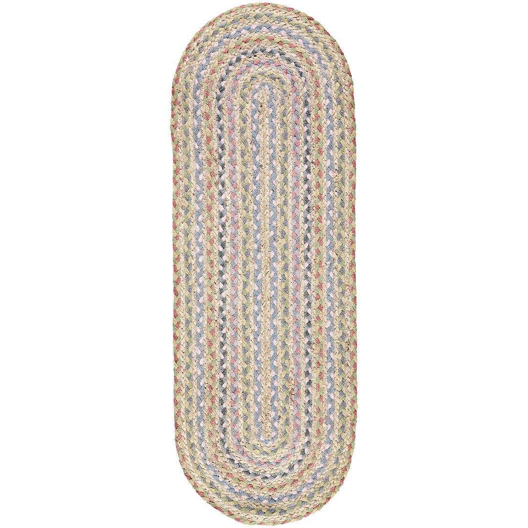 Pastel Fairisle Jute Mini Basket