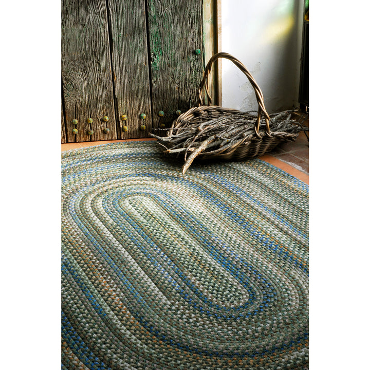 Pine Forest Oval Rug