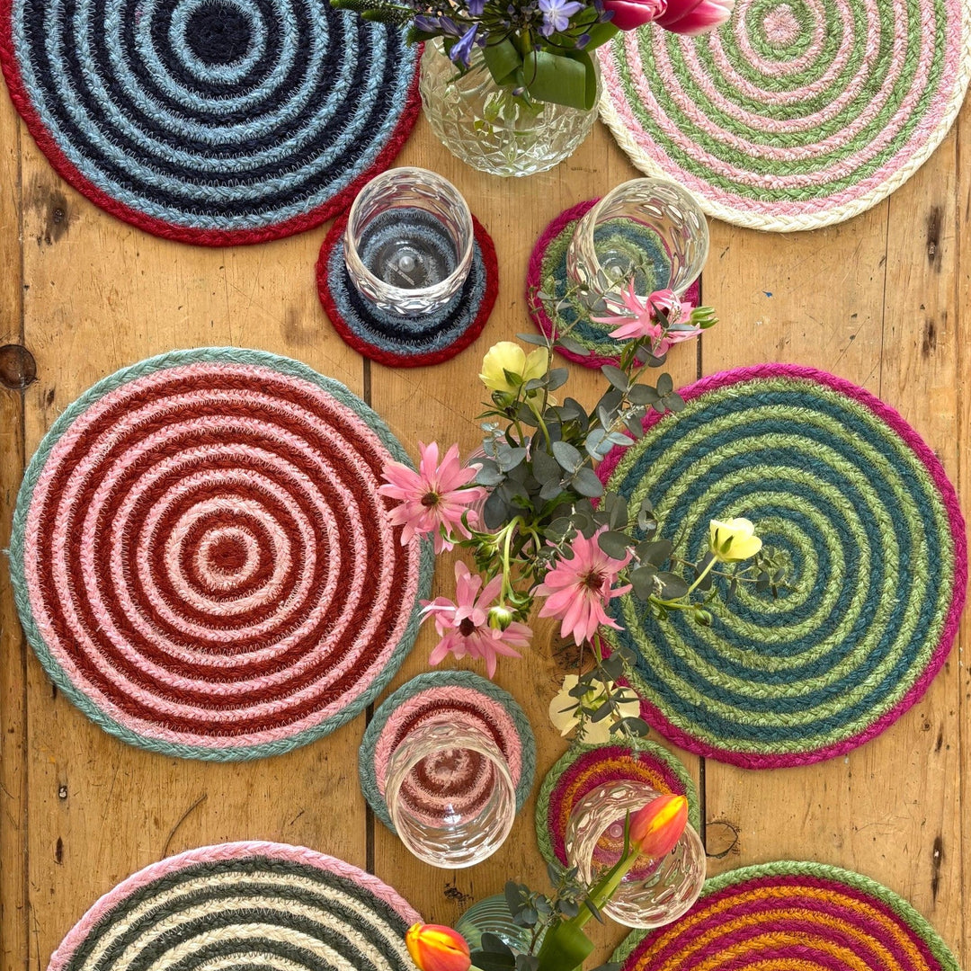 Strawberry Tulip Coasters