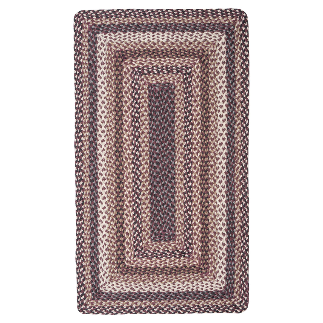 Aubergine Oval Jute Rug
