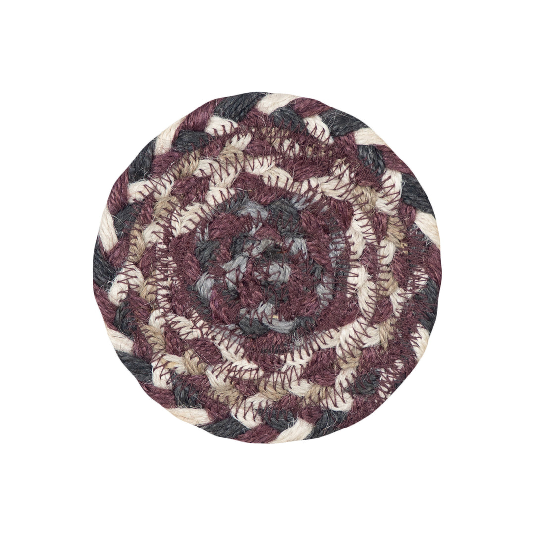 Aubergine Jute Table Runner