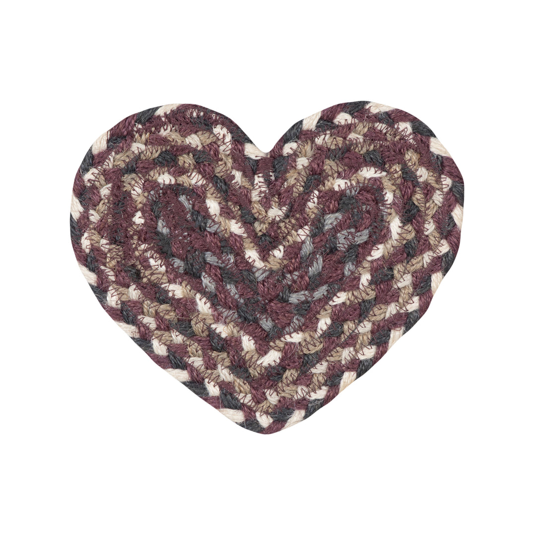 Aubergine Jute Table Runner