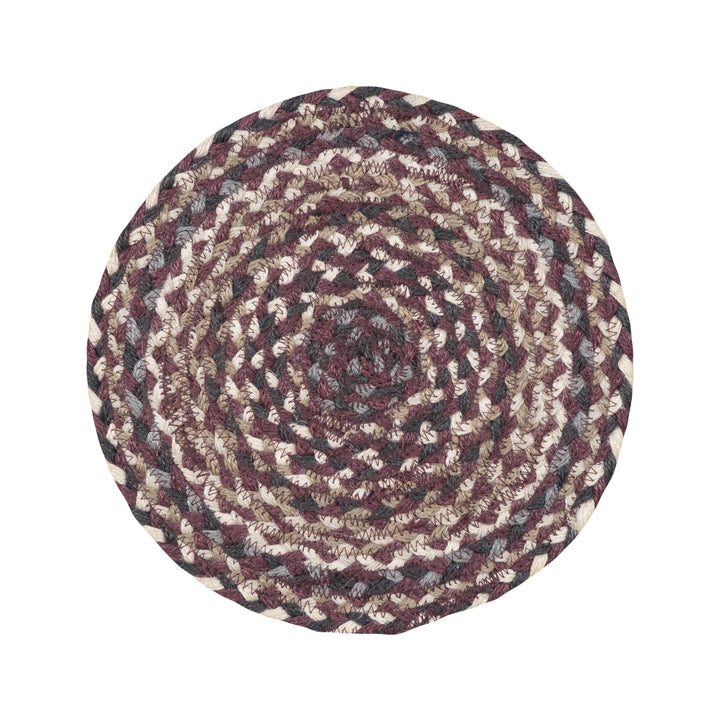 Aubergine Jute Table Runner