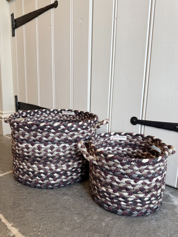 Aubergine Jute Basket