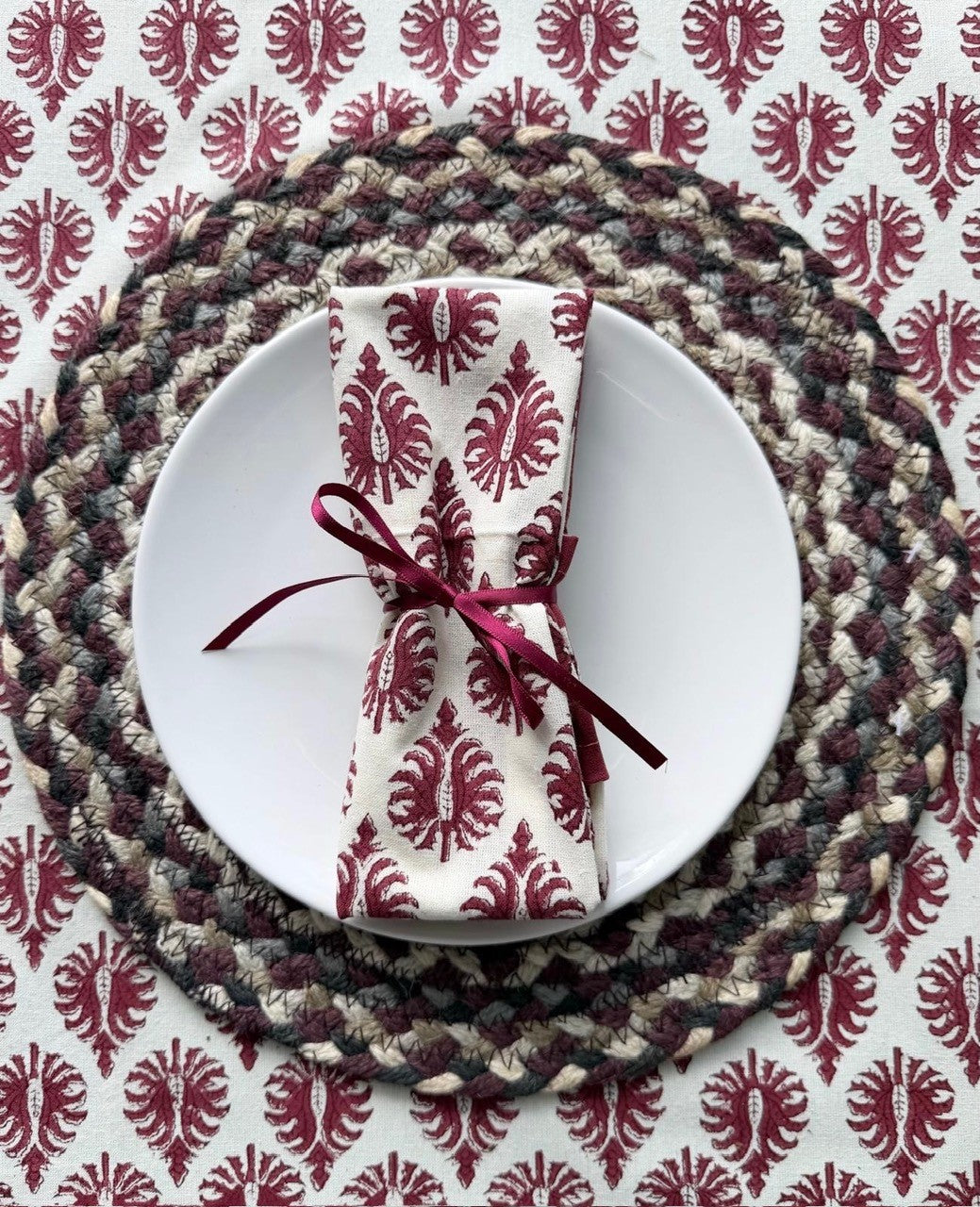 Aubergine Jute Placemats