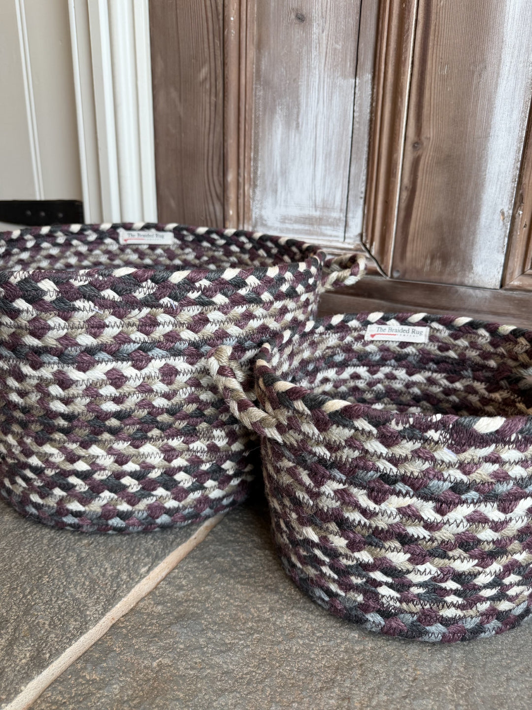 Aubergine Jute Basket