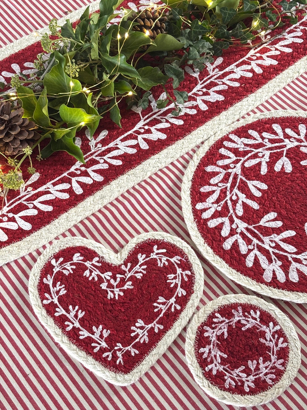 Berry Heart Coaster
