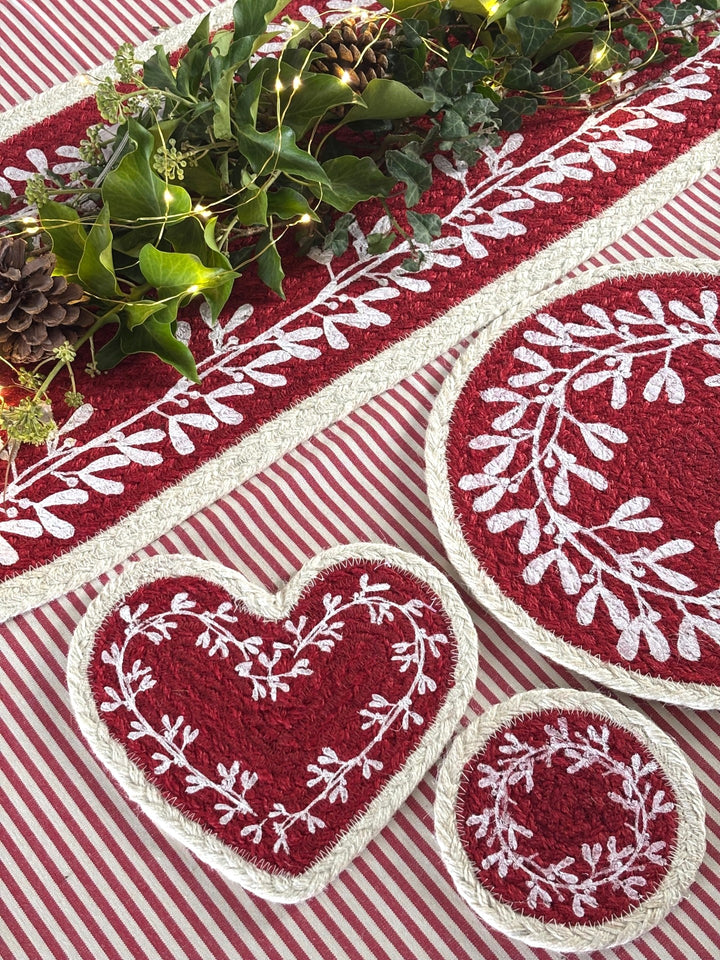 Berry Heart Coaster