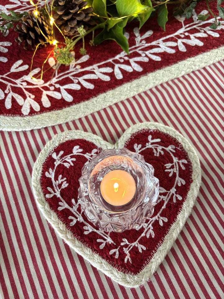 Berry Heart Coaster