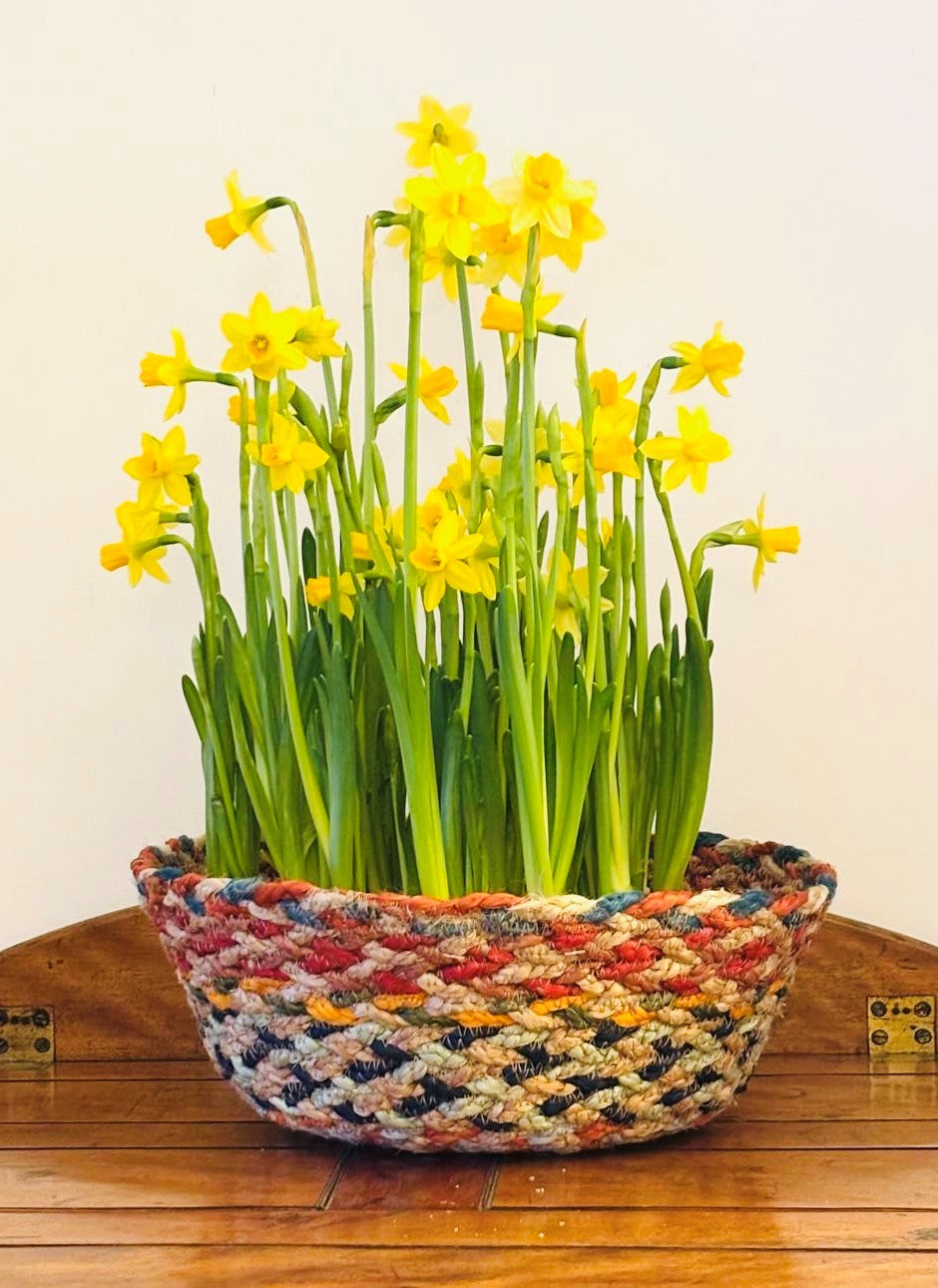 Woven Bread Basket Pastel - 50% Off