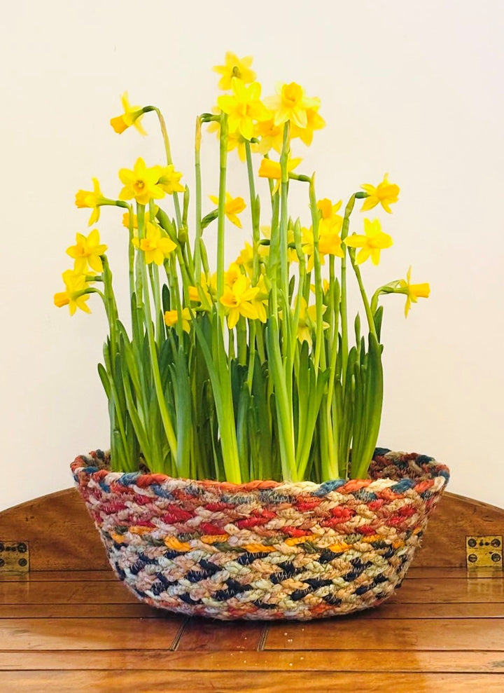 Woven Bread Basket Pastel - 50% Off