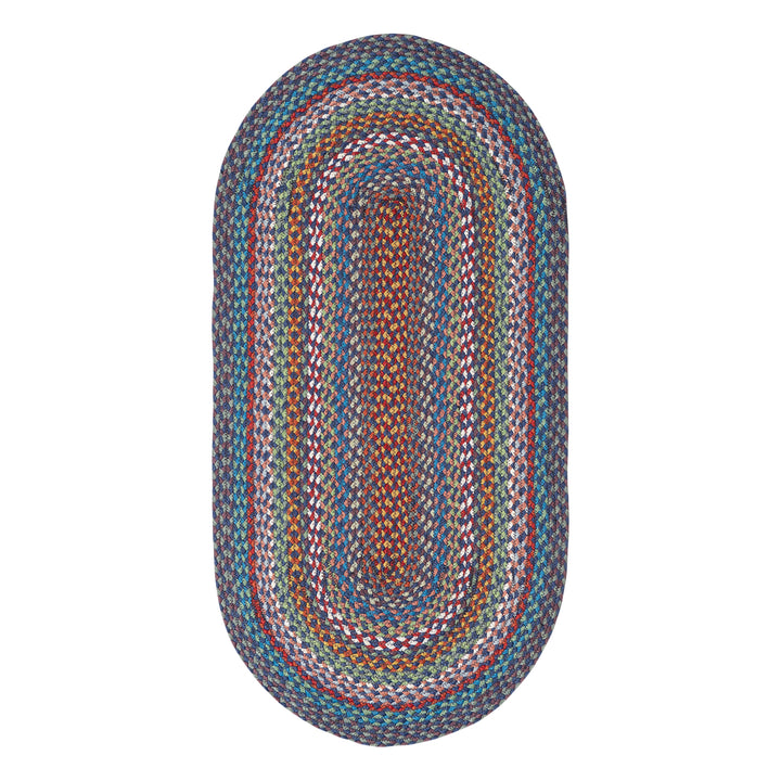 Carnival Blue Rectangle Jute Rug