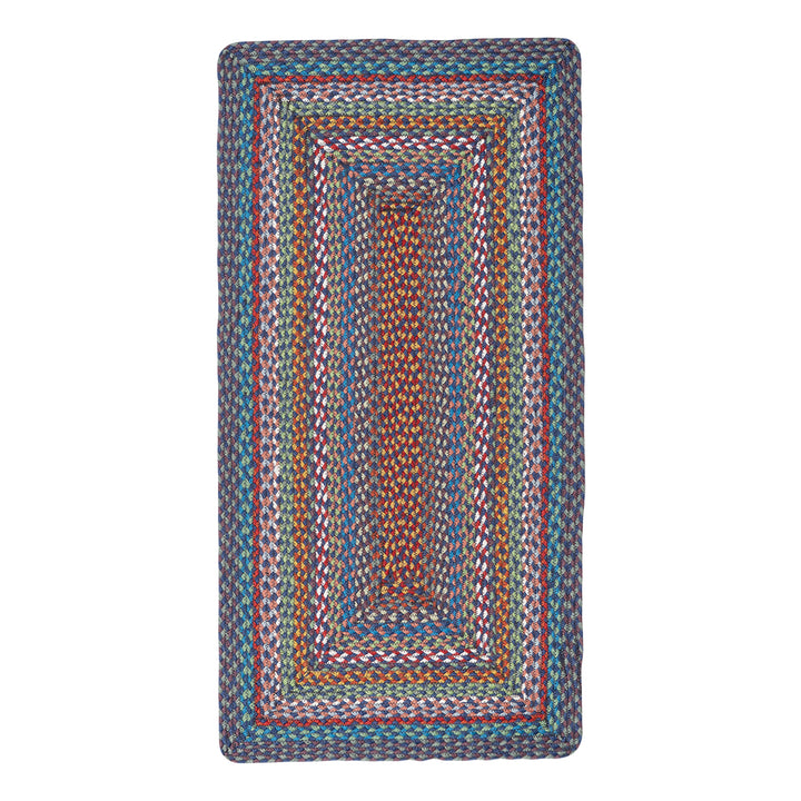 Carnival Blue Rectangle Jute Rug