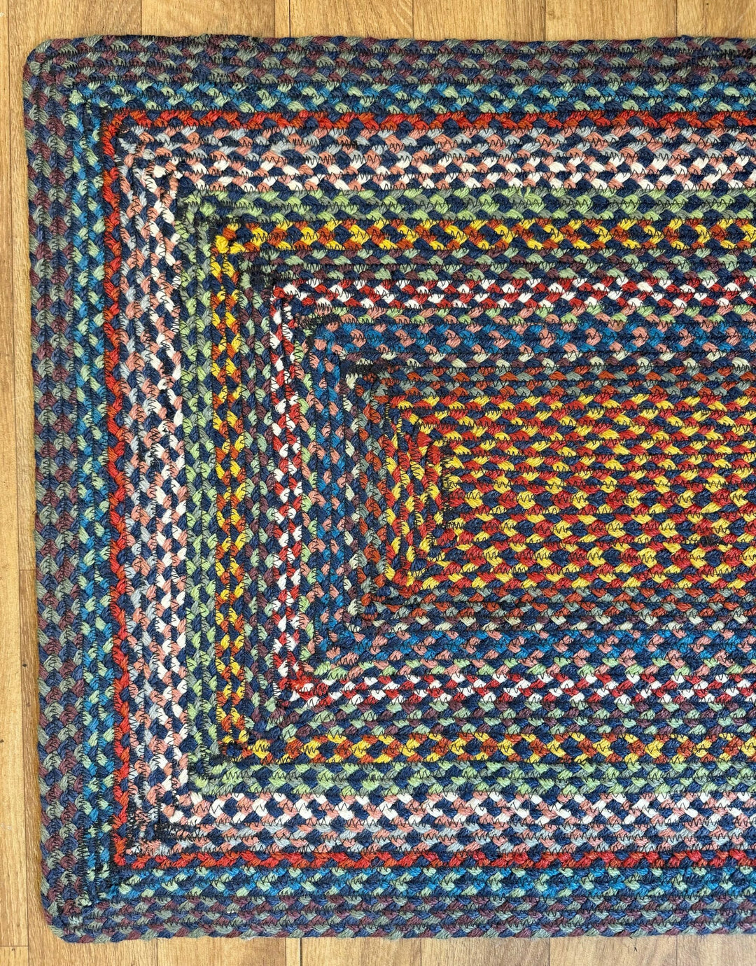 Carnival Blue Rectangle Jute Rug