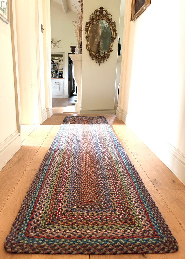 Carnival Blue Rectangle Jute Rug