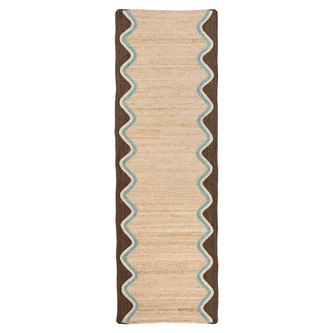 Cocoa Wave Jute Rug