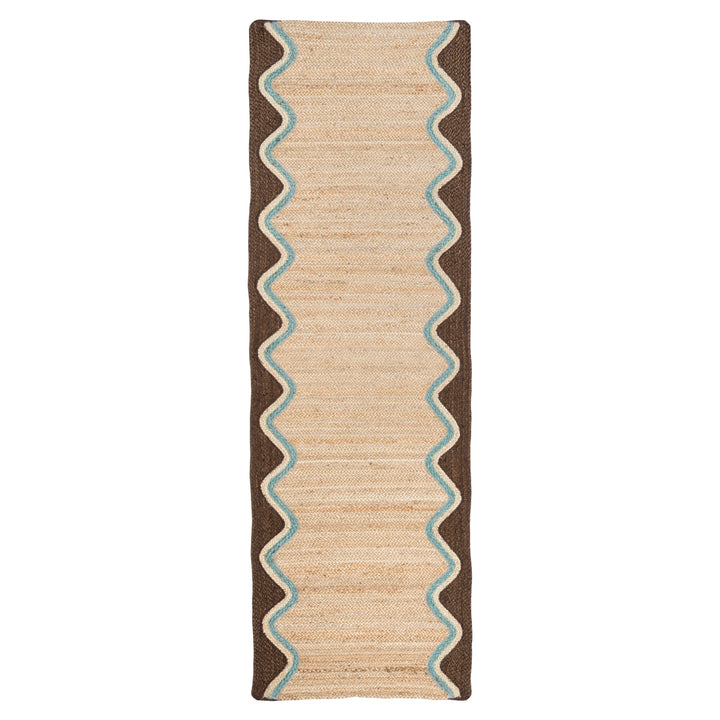 Cocoa Wave Jute Rug