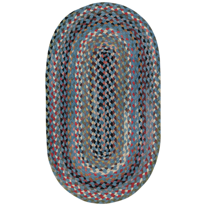 Colony Blue Oval Rug