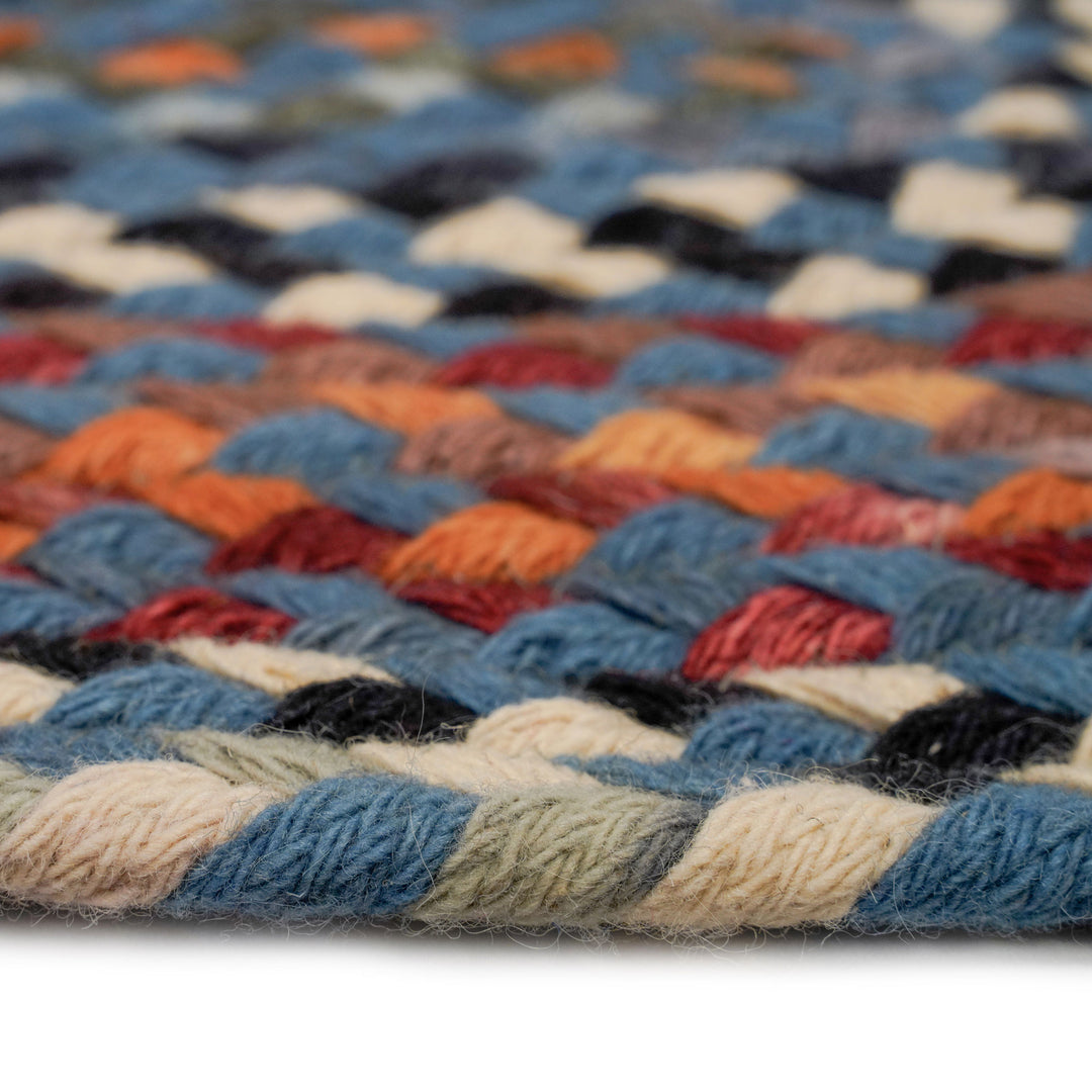 Colony Blue Oval Rug