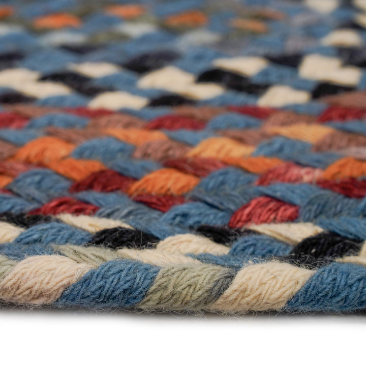 Colony Blue Oval Rug