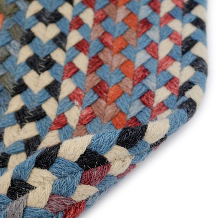 Colony Blue Oval Rug