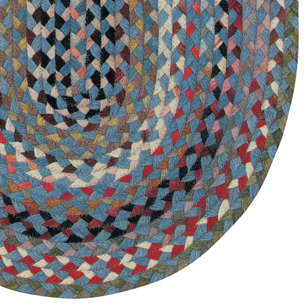 Colony Blue Oval Rug