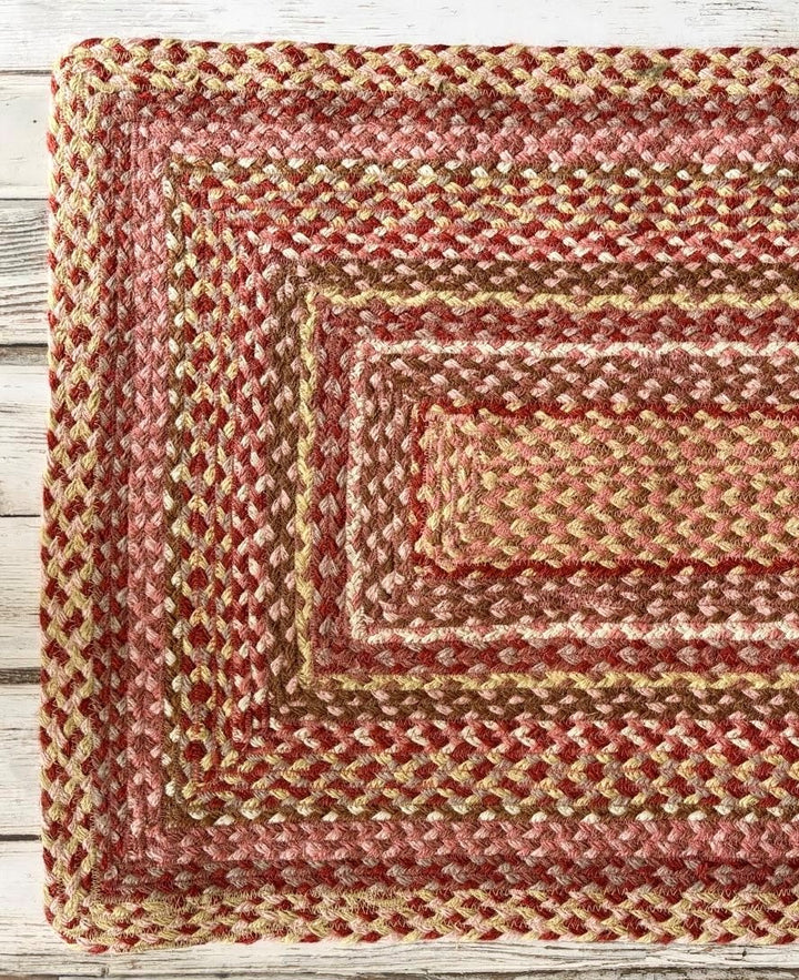 Coral Rectangle Jute Rug