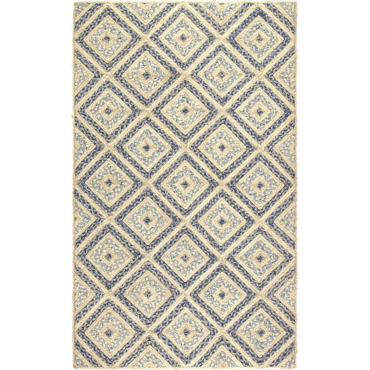 Denim Mosaic Jute Rug