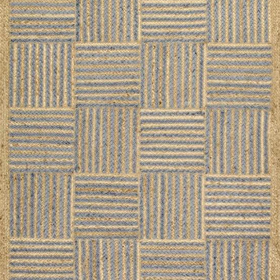 Denim Tile Rectangle Rug