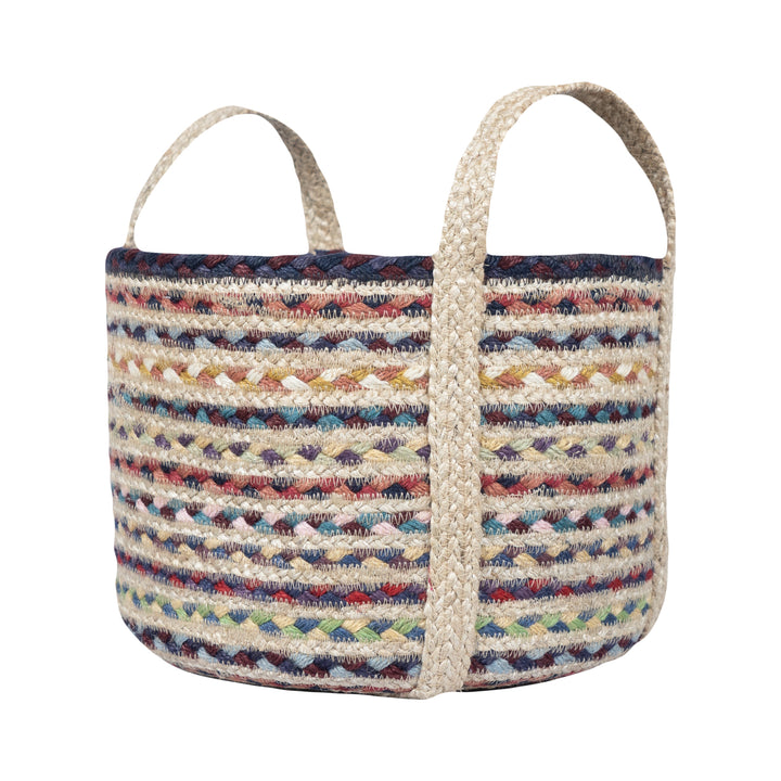 Fairisle Jute Basket