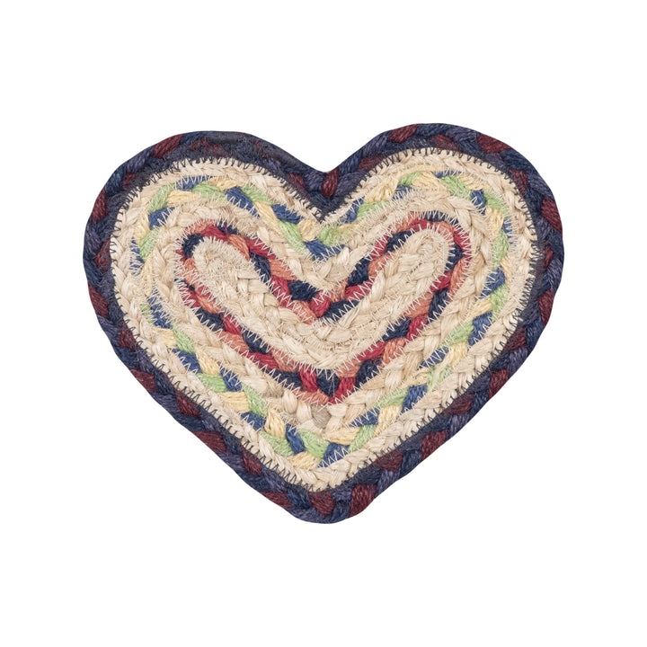 Fairisle Heart Coaster
