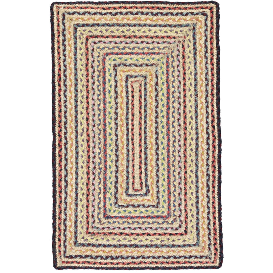 Fairisle Rectangle Organic Jute Rug