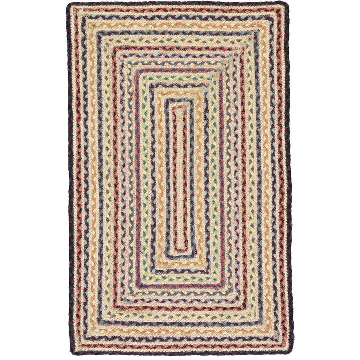 Fairisle Rectangle Organic Jute Rug
