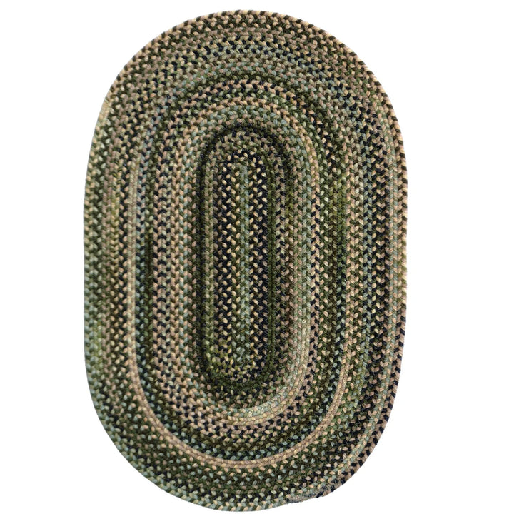 Olive Branch Oval Rug