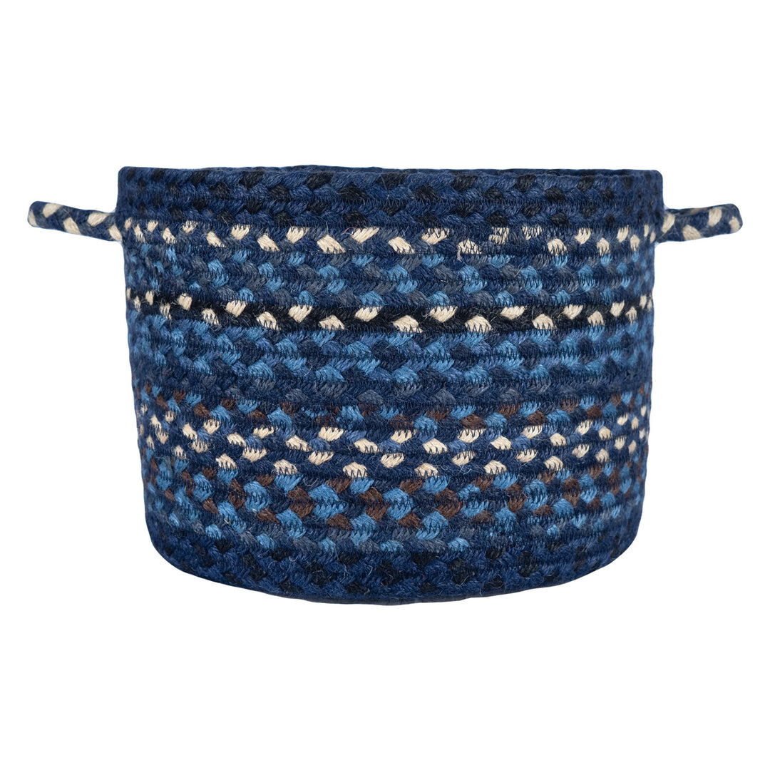 Indigo Jute Basket - 30% Off