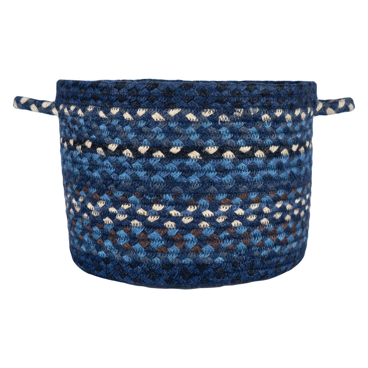 Indigo Jute Basket - 30% Off