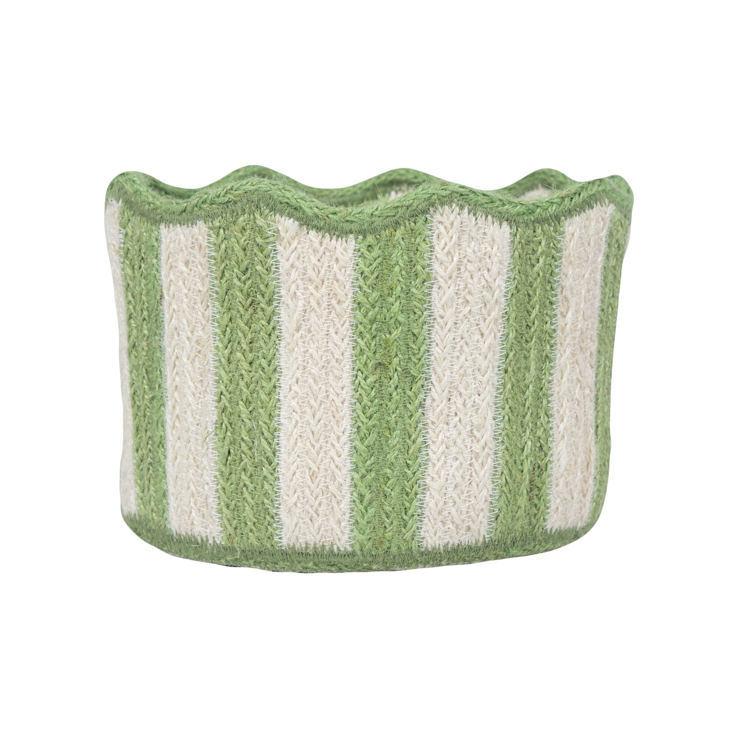 Tulip Basket Jade – The Braided Rug Company