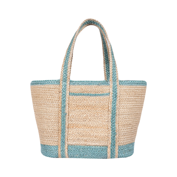 Aqua Pocket Tote Large