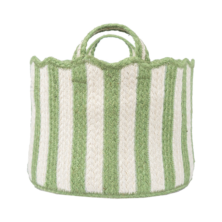 Large Tulip Basket Jade