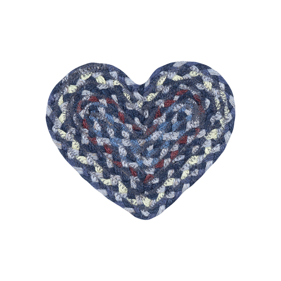 Lupin Jute Heart Coaster