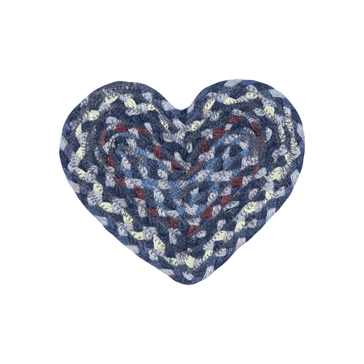 Lupin Jute Heart Coaster