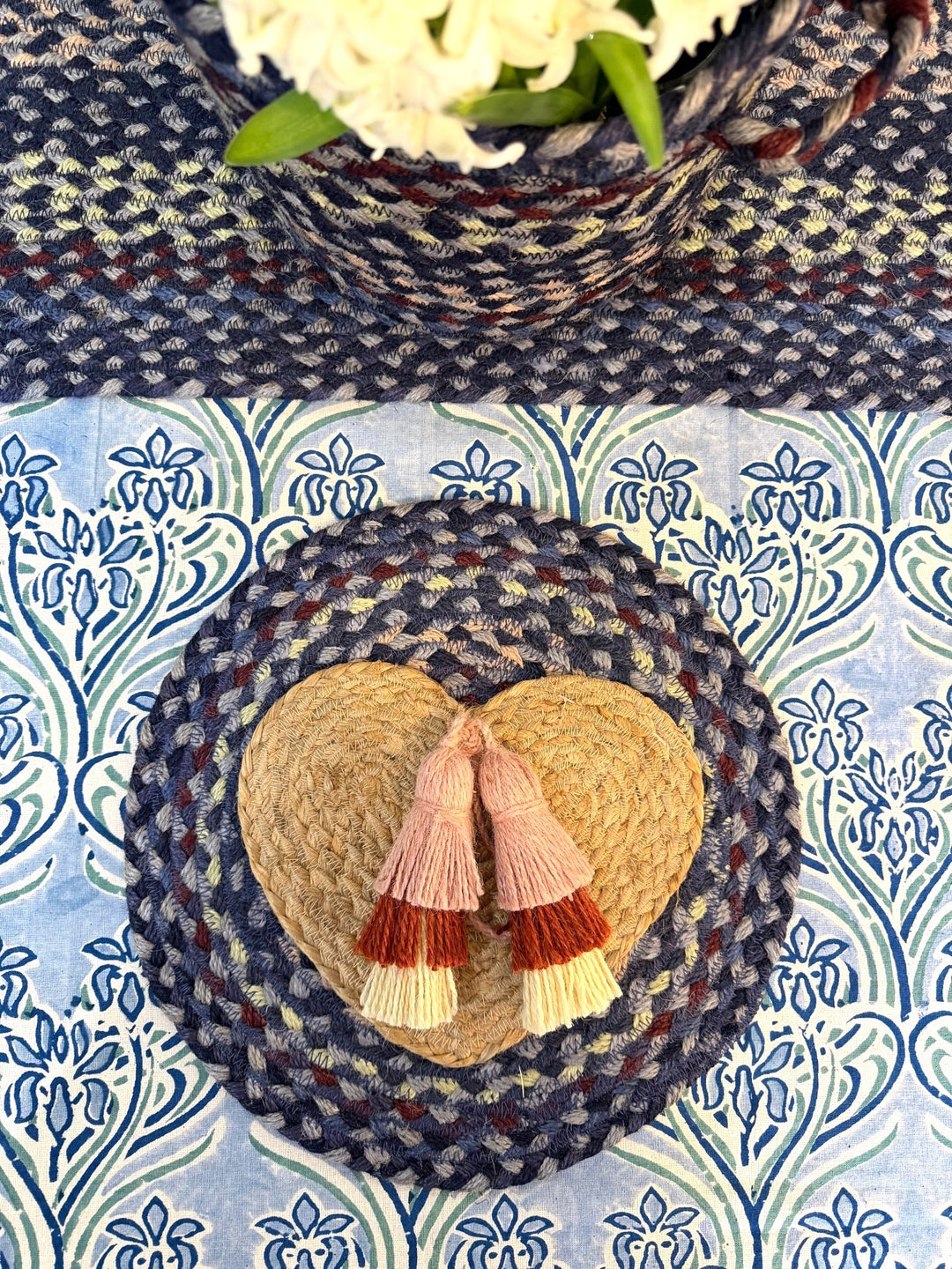 Lupin Jute Table Runner