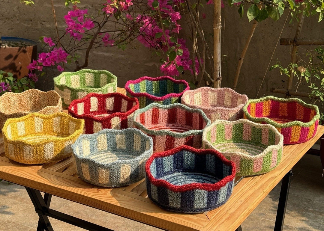 Tulip Mini Basket Light Blue