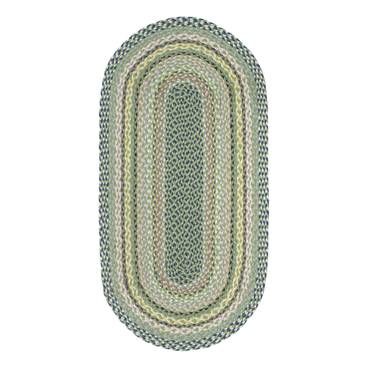 Mint Oval Jute Rug