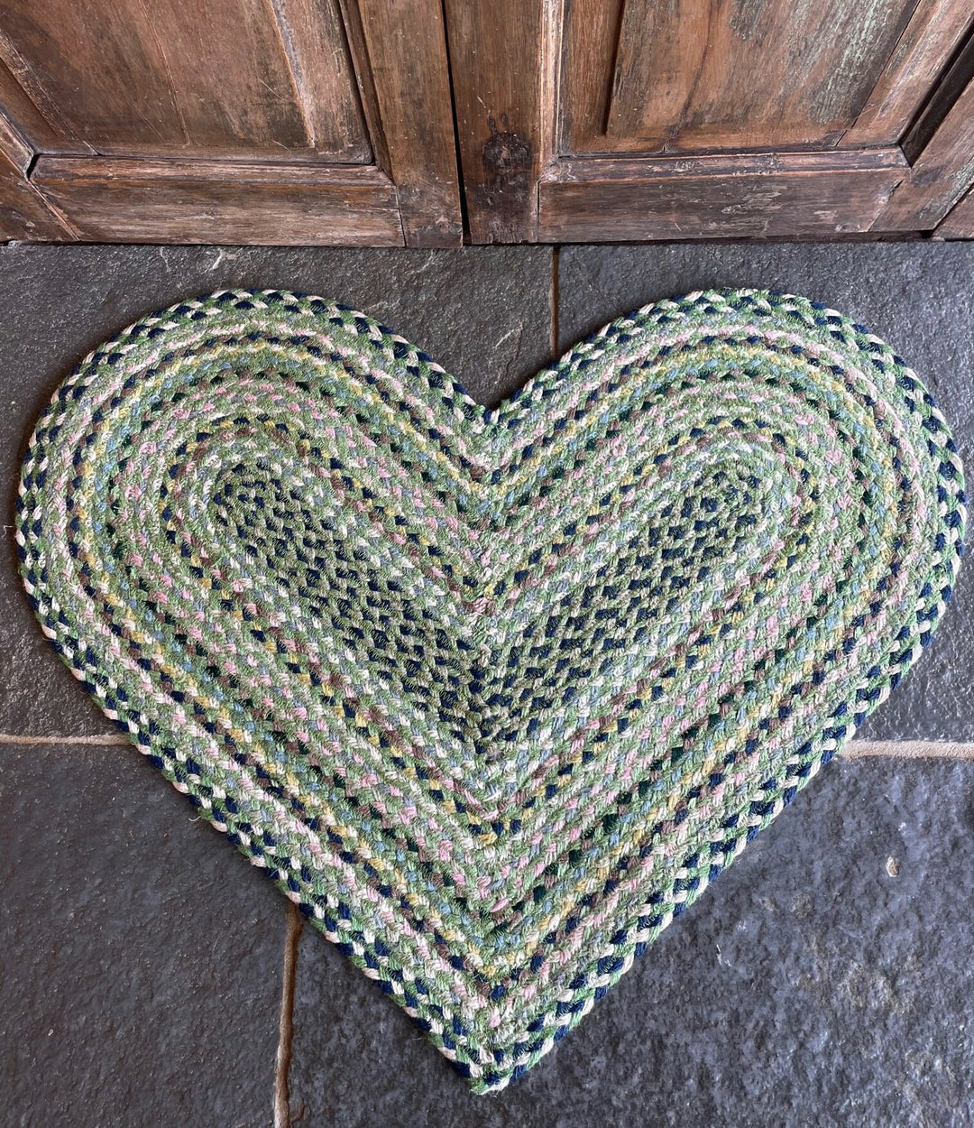 Mint Heart Rug