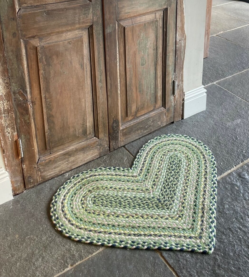 Mint Heart Rug