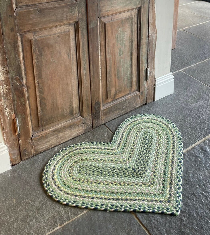 Mint Heart Rug