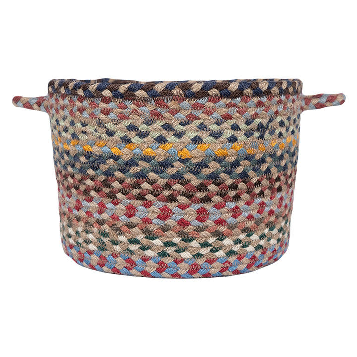 Misty Blue Jute Basket