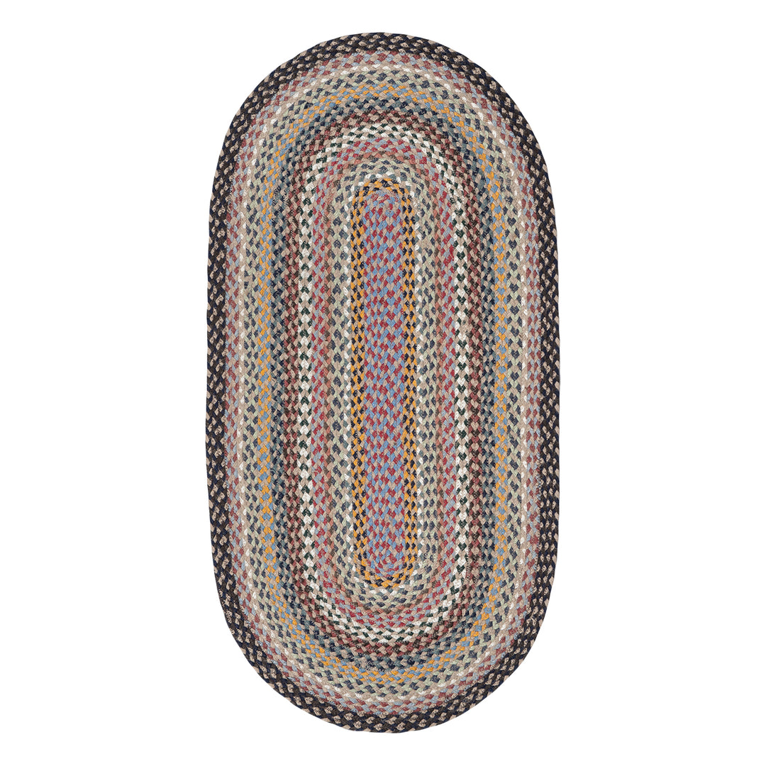 Misty Blue Rectangle Jute Rug