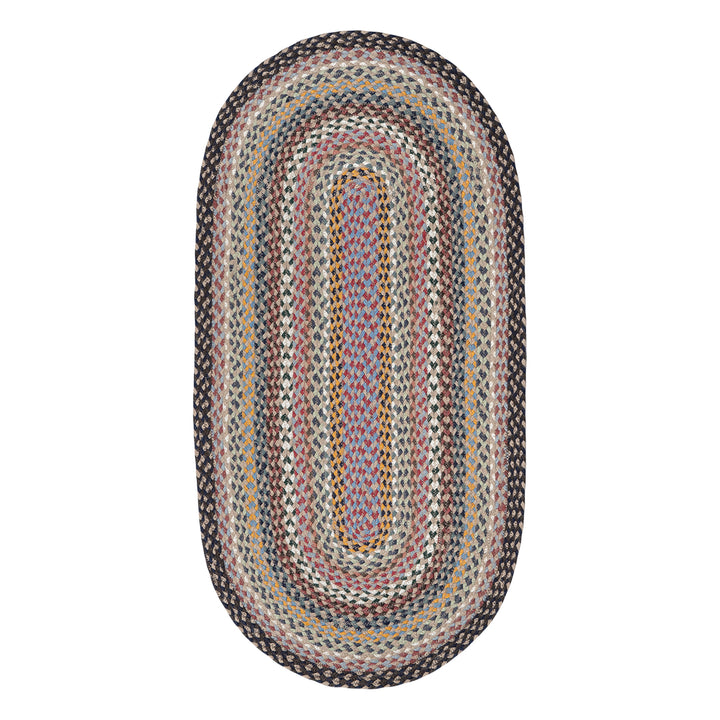 Misty Blue Rectangle Jute Rug